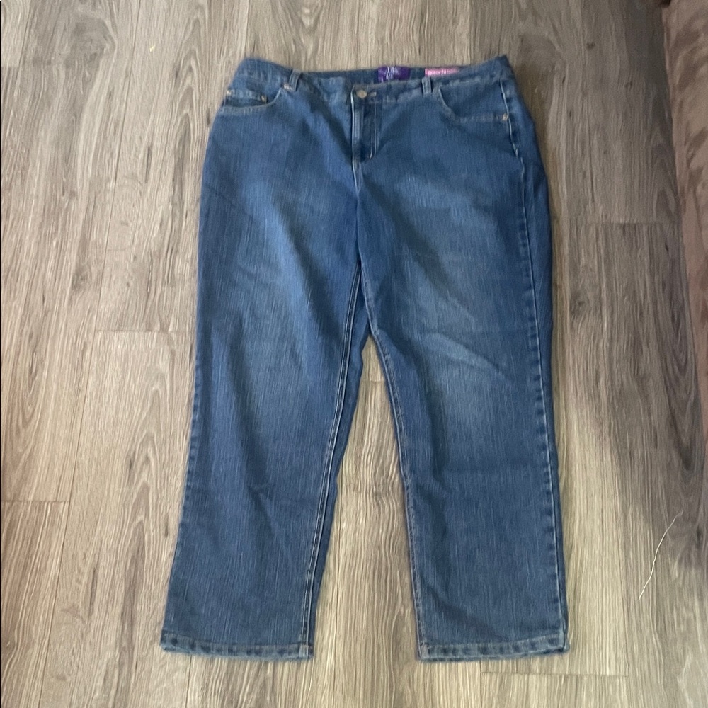 Just My Size Classic Blue Straight Leg Jeans